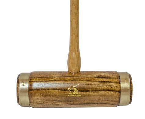 Hurlingham Croquet Mallet (Brass bound head) - Wood Mallets