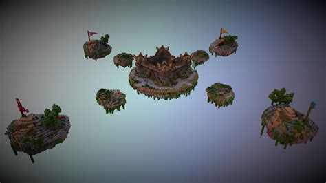 The Castle 4v4v4v4 Map Bedwars - 3D model by CraftioPlayz [a936b06 ...