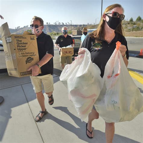 Elks Lodge donates $2K worth of food, items to SCV Senior Center