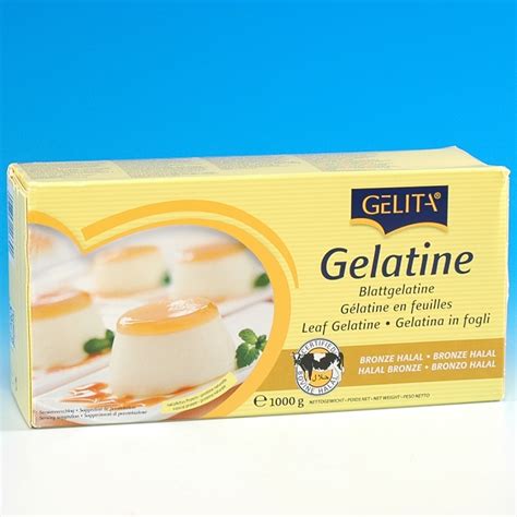 GELITA BRONZE "HALAL" LEAF GELATIN / SHEET GELATIN