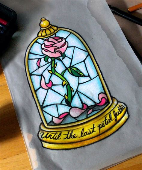 I'd totally get this. | Disney tattoos, Beauty and the beast tattoo ...