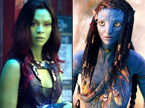 Zoe Saldana Gamora Costume