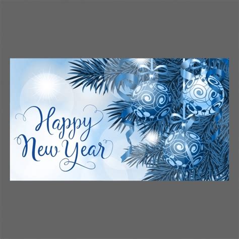 Free Vector | New year card design