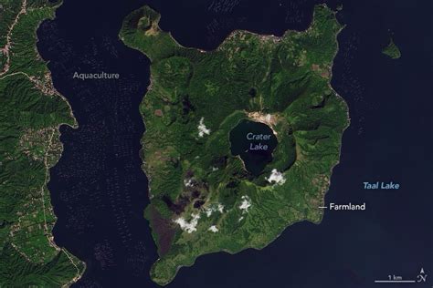 Taal Volcano World Map