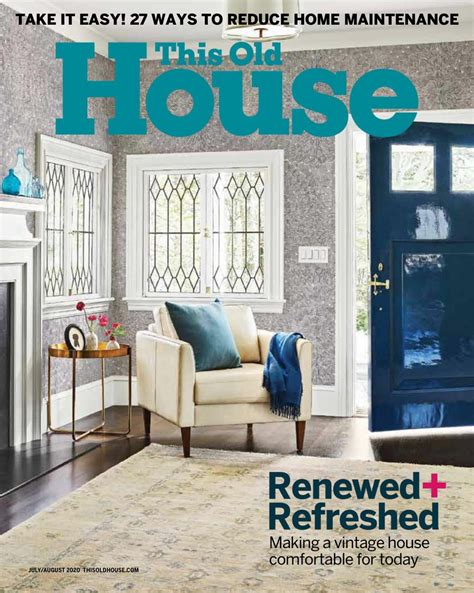 This Old House Magazine-July/August 2020 Magazine