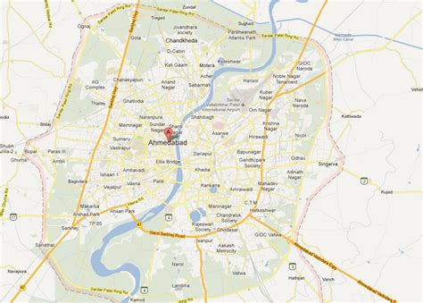 Ahmadabad Map