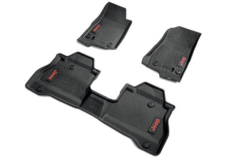 82215626AB Mopar All-weather Floor Mats, 2020-2021 Jeep Gladiator JT ...