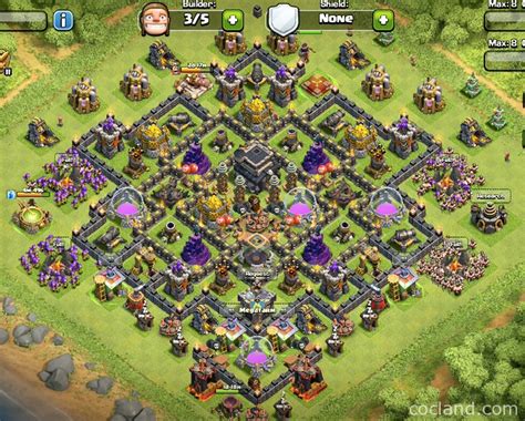 Undefeatable Town Hall 9 Troll Base for Pushing Trophy | Clash of Clans ...