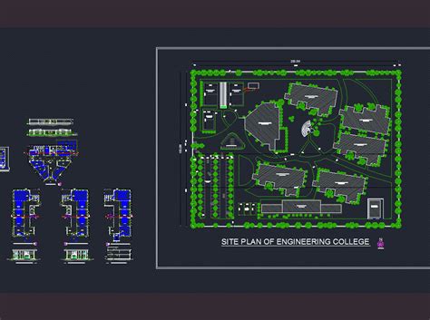 Engineering College Campus DWG Full Project for AutoCAD • Designs CAD