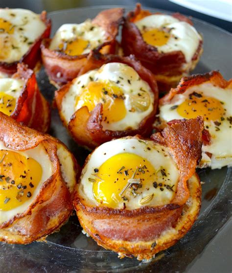 Easy Bacon and Egg Cups Egg dishes recipes, Recipes, Brunch recipes