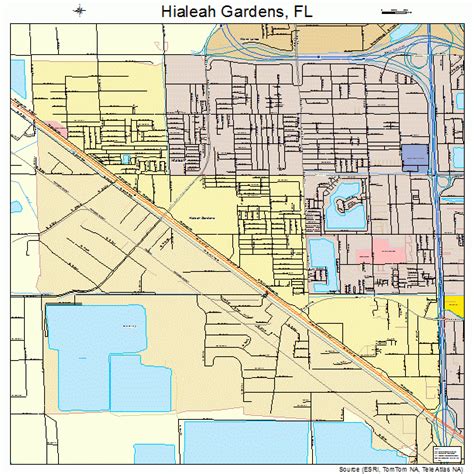 Hialeah Gardens Florida Street Map 1230025