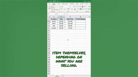 How to Calculate Profit Margin in Excel - YouTube