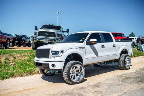 Fully Customized Ford F150 With White Custom LED Headlights and Fuel ...