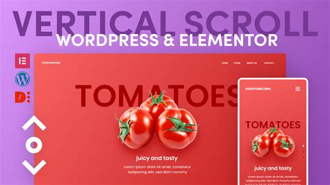 How to create a vertical page scroll on Behance