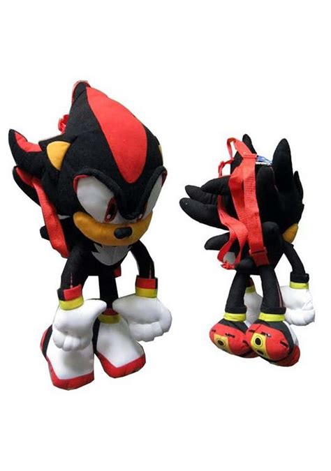 18" Sonic Shadow Plush Backpack | Video Game Backpacks