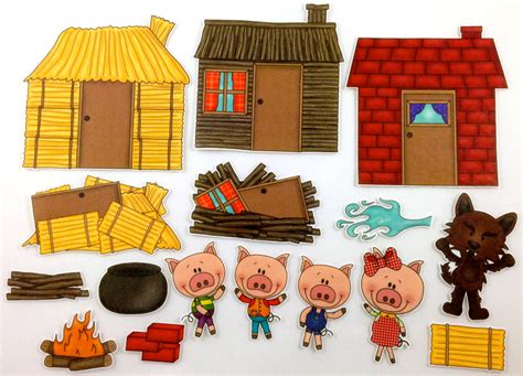 three little pigs story clipart - Clip Art Library