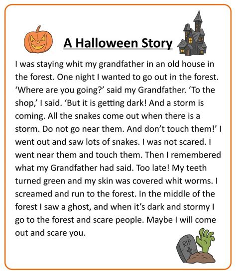 15 Best Printable Halloween Stories PDF for Free at Printablee ...