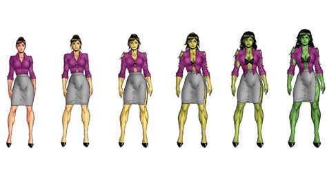 Ultimate She Hulk Transformation