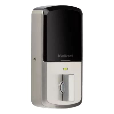 Satin Nickel Halo Touchscreen Wi-Fi Enabled Smart Lock | Kwikset