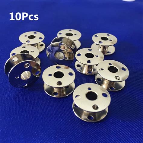 10Pcs/Bobbin # 172222 for Singer Class Metal Bobbin Sewing machine ...