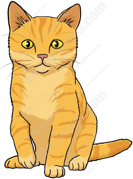 Orange Tabby Cat Clipart | Free Images at Clker.com - vector clip art ...