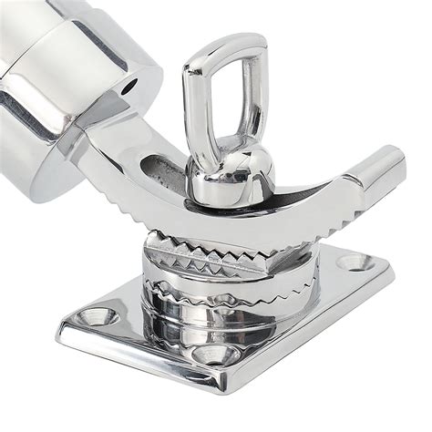 316 Stainless Steel Adjustable Fishing Rod Holder Deck Mount for Boat ...