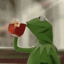 Kermit Sipping Tea GIFs | Tenor