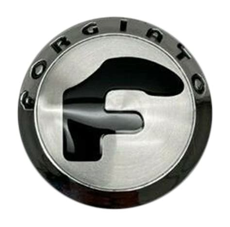 Buy Forgiato Wheels Chrome and Black Logo Snap in Wheel Center Cap ...