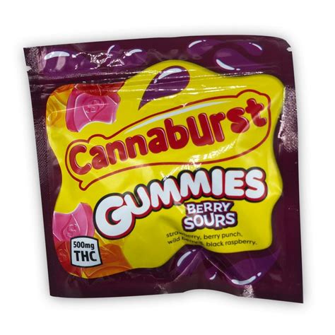 Cannaburst Gummies (Sours) – 500THC - Cannabis & Marijuana for Sale