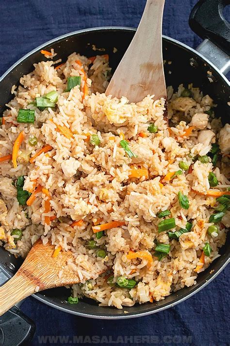 Hibachi Fried Rice Recipe [Copycat] Japanese Fried Rice 🍚 Masala Herb