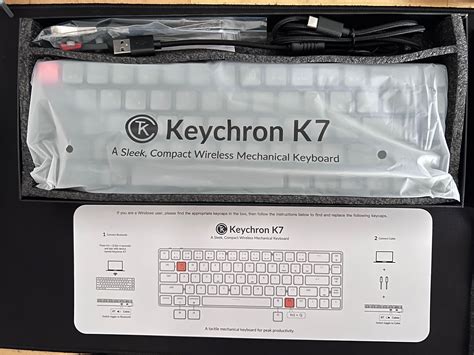 Keychron K7 Wireless Mechanical Keyboard, Computers & Tech, Parts ...