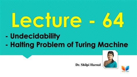 Undecidability | Halting Problem of Turing Machine | Halting Problem ...