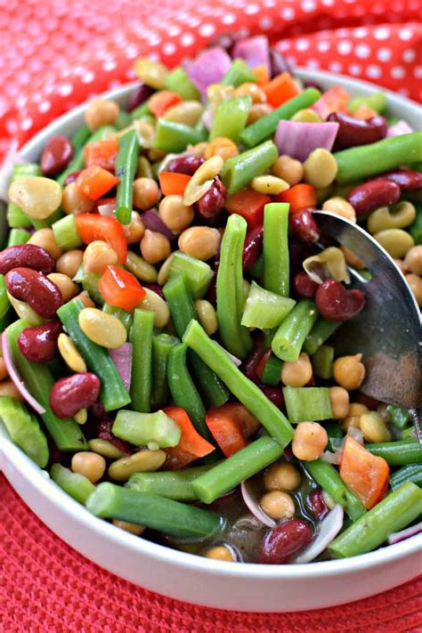 Four Bean Salad (zesty and sweet) | Small Town Woman