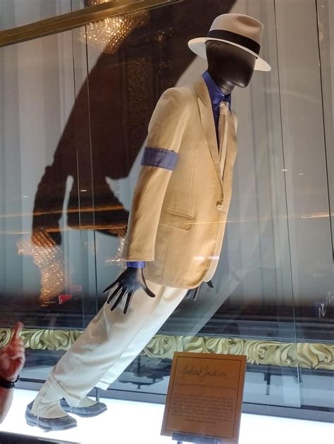 Original Smooth Criminal outfit on display right before entering the MJ ...