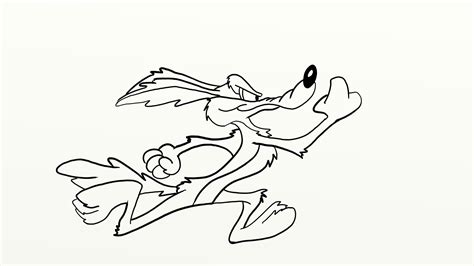 Daily Cartoon Drawings - Drawing Wile E Coyote