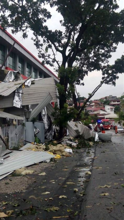 Strong winds damage roofs, uproot trees across KL | New Straits Times ...