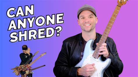 Can ANYONE Learn To Shred Guitar? - YouTube