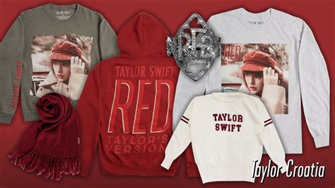 Taylor Swift - RED (Taylor's Version) Merch #RedTaylorsVersion - YouTube