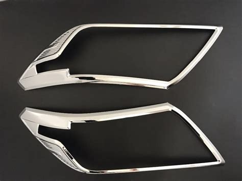 ABS car chrome strips for nissan navara np300 accessories head light ...