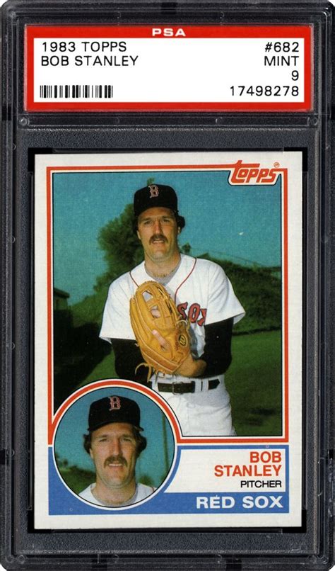 1983 Topps Bob Stanley | PSA CardFacts®