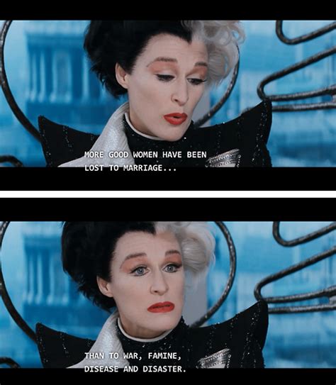 101 dalmatians, cruella de vil, film, disney, glenn close, marriage ...