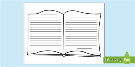 Book Template | Printable Book Layout Template | Easy-To-Use