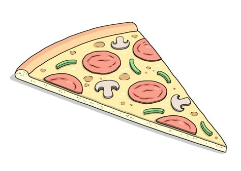 How to Draw a Pizza Slice in 6 Steps - EasyDrawingTips