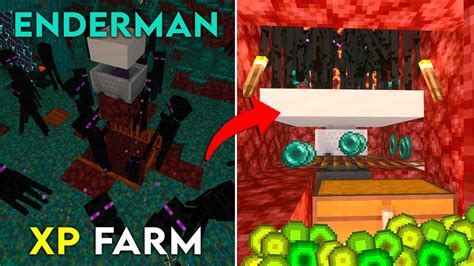 Easy Enderman XP Farm in Minecraft Bedrock 1.19 - YouTube