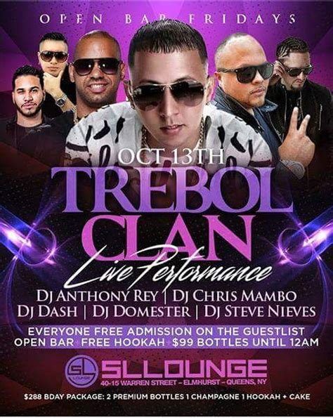 Trebol Clan Live At SL Lounge Tickets Boletos at SL Lounge | Queens ...