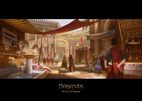 ArtStation - Persepolis- Parsa marketplace, Ryan Teo