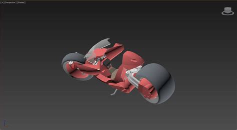 Sci-Fi Motorcycle 3D Model by AlphaGroup