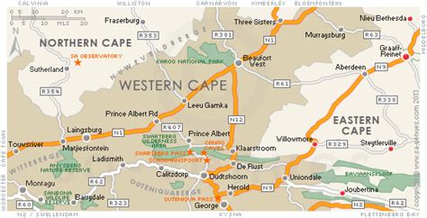 Map Of Karoo South Africa | Map Of Africa