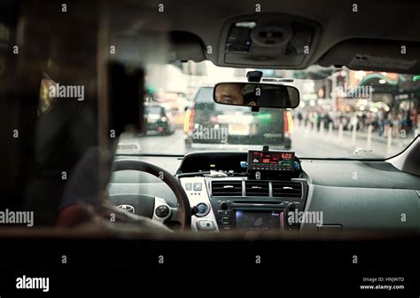 Nyc taxi cab inside hi-res stock photography and images - Alamy