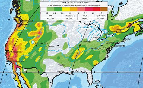 California Seismic Zone Map